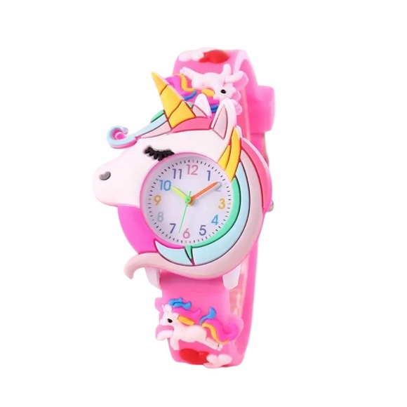 Colorful Pastel Unicorn Design Children’s Watch - Picture 5 of 5